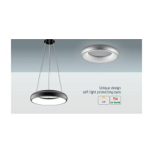 Synergy 21 LED round light Donut nw silver 25w