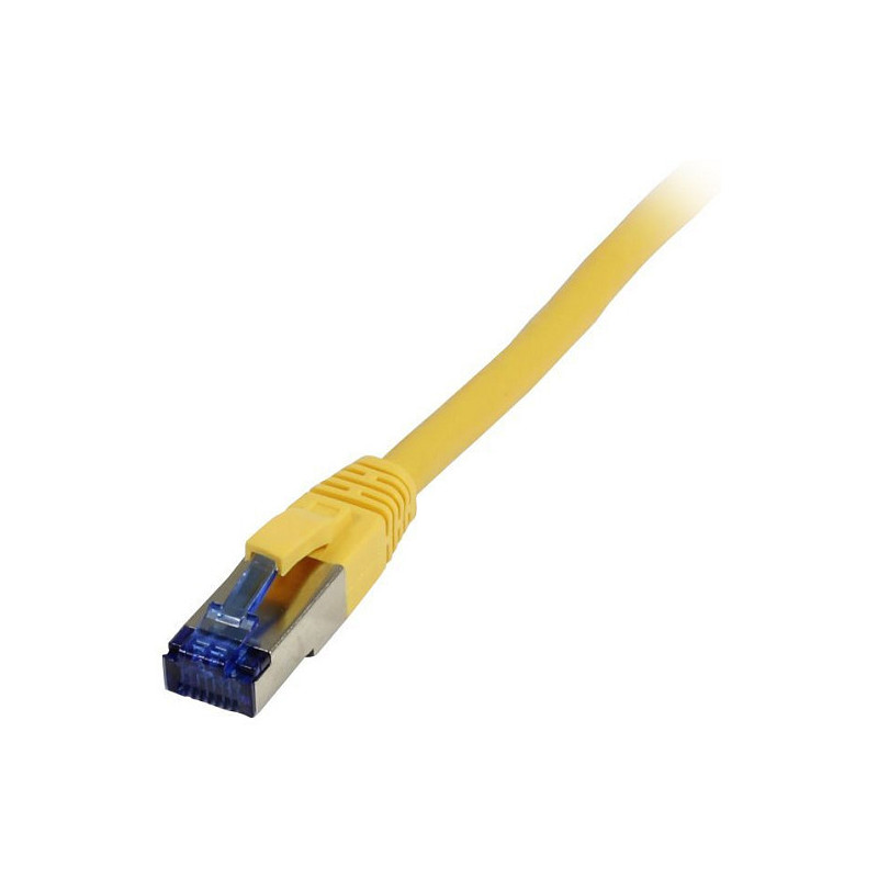 „Synergy21“ jungiamasis kabelis RJ45, CAT6A 500Mhz, 1,5 m, geltonas, S-STP(S / FTP), TPE / LSZH(Superflex), AWG26,