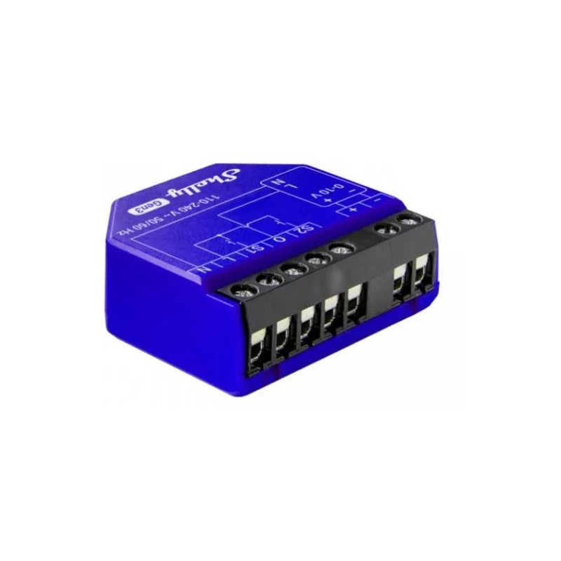 „Shelly“ relės „Dimmer“ įleidžiamas 0–10 V arba 1–10 V PM Gen3