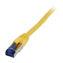 „Synergy21“ jungiamasis kabelis RJ45, CAT6A 500Mhz, 0,15 m, geltonas, S-STP(S / FTP), TPE / LSZH(Superflex), AWG26,