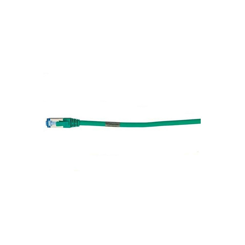 „Synergy21“ jungiamasis kabelis RJ45, CAT6A 500Mhz, 0,15 m, žalias, S-STP(S / FTP), AWG26, LSZH,