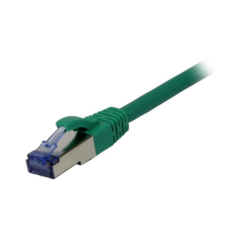 „Synergy21“ jungiamasis kabelis RJ45, CAT6A 500MHz, 5m, žalias, S-STP(S/FTP), testuotas komponentais (GHMT sertifikuotas