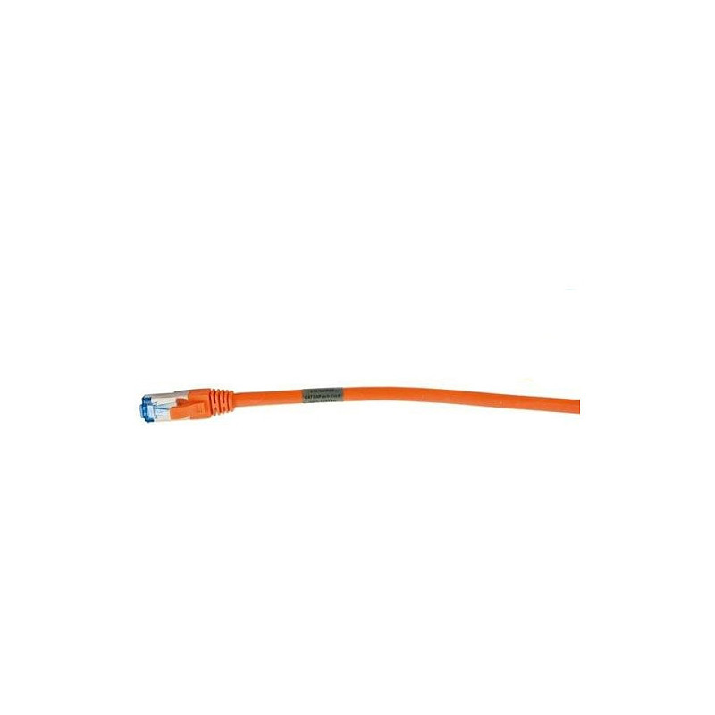 „Synergy21“ jungiamasis kabelis RJ45, CAT6A 500Mhz, 0,15 m, oranžinis, S-STP(S / FTP), AWG26, LSZH,