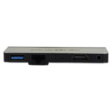 „Z Plusonic“ prijungimo adapteris / šakotuvas, skirtas „Microsoft Surface Go“, 5 viename: USB 3.0 / RJ45 gigabito eterne „Z Plusonic“ prijungimo adapteris / šakotuvas, skirtas „Microsoft Surface Go“, 5 viename: USB 3.0 / RJ45 gigabito eterne