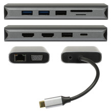 Z Plusonic USB-C Docking Adapter 8in1