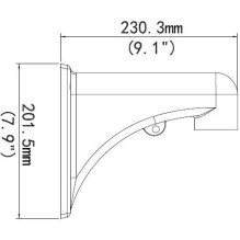 ALLNET Wallmount / Wall bracket for ALL-CAM2498-LEP ALLNET Wallmount / Wall bracket for ALL-CAM2498-LEP