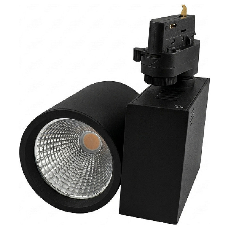 Synergy 21 LED track series for VLA series power rail, 40W, 45°, warm white, CRI 90, black