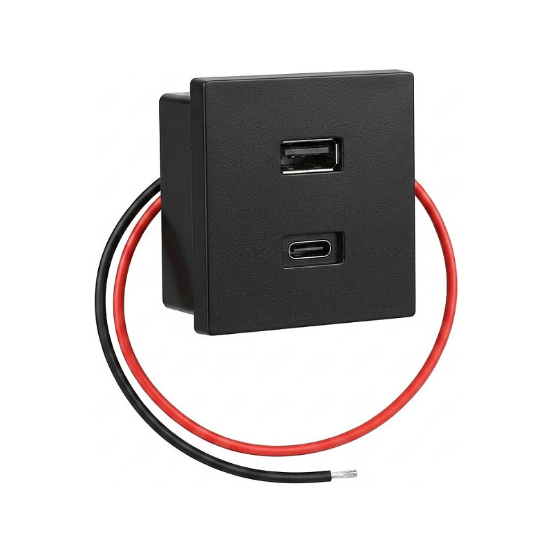 Shelly · Įleidžiamas tvirtinimo priedas · USB · Juodas įkroviklis