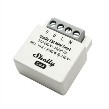 Shelly relay "EM Mini Gen4" max 8A 1 channel WLAN Matter Zigbee Bluetooth