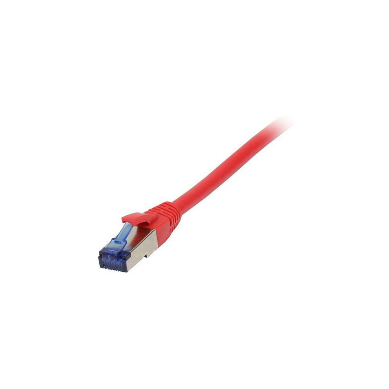 Synergy21 patch cable RJ45, CAT6A 500Mhz, 1.5m, red, S-STP(S / FTP), TPE / LSZH(Superflex), AWG26,