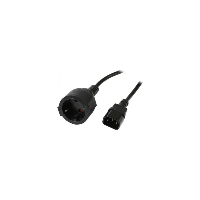 „Synergy21“ maitinimo laidas 230 V IEC C14 (kištukas) - Schuko CEE7 (lizdas), 1,8 m,,