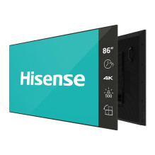 „Hisense“ 86 colių 4K IPS UHD skaitmeninis reklaminis ekranas – veikia visą parą