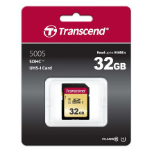 „Transcend“ 32 GB, UHS-I, SDHC