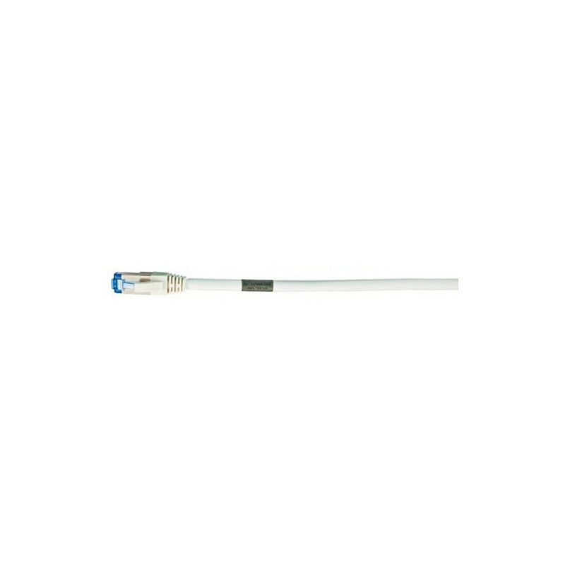 „Synergy21“ jungiamasis kabelis RJ45, CAT6A 500Mhz, 0,5 m, baltas, S-STP(S / FTP), TPE / LSZH(Superflex), AWG26,