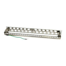 Synergy21 Keystone, module carrier, 19" patch panel for 24xTP modules, 1U (96mm deep) 45-degree angled outlet, ligh Synergy21 Keystone, module carrier, 19" patch panel for 24xTP modules, 1U (96mm deep) 45-degree angled outlet, ligh