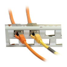 Synergy21 Keystone, module carrier, 19" patch panel for 24xTP modules, 1U (96mm deep) 45-degree angled outlet, ligh Synergy21 Keystone, module carrier, 19" patch panel for 24xTP modules, 1U (96mm deep) 45-degree angled outlet, ligh