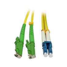 Synergy21 fiber optic 2-fiber patch kit. 1.5mtr.LSH(E2000APC)-LC, 9 / 125um, OS2, G657A2, AD 3mm