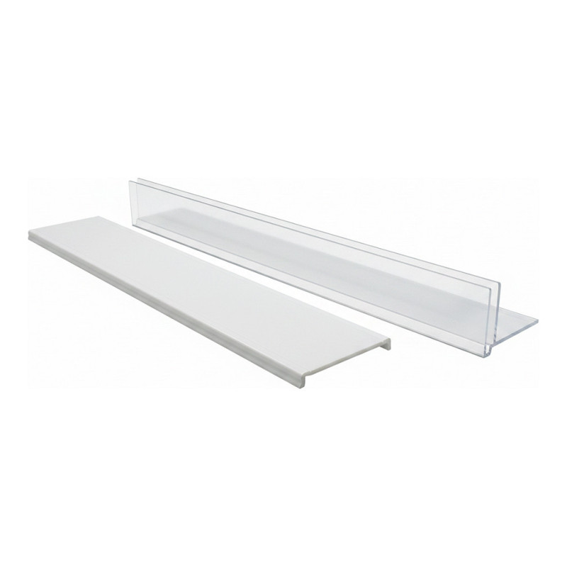 Synergy 21 LED U-profile with ALU114 PMMA opal diffuser/cover, opal plastic cover