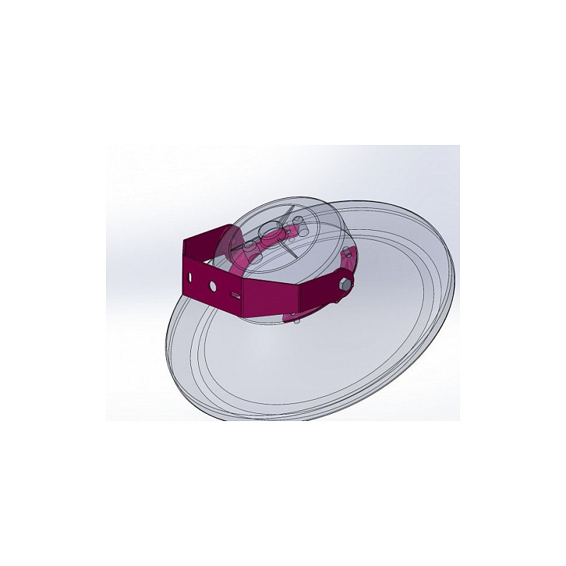 Synergy 21 LED Spot Pendant Light UFO, wall bracket for UFO size M, short bracket