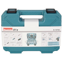Įrankių komplektas Makita E-15752, 91 vnt. Įrankių komplektas Makita E-15752, 91 vnt.