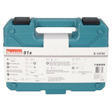 Tool set Makita E-15752, 91 pcs. Tool set Makita E-15752, 91 pcs.