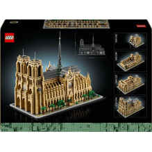 Konstruktorius LEGO® Architecture Paryžiaus Notre-Dame 21061 Konstruktorius LEGO® Architecture Paryžiaus Notre-Dame 21061
