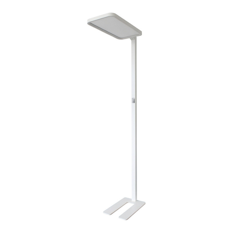Synergy 21 LED office line floor lamp, white, dimmable