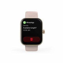 Hama 5000 Smart Watch, Phone Function, Sleep Analysis, Waterproof, 1.65 Pink