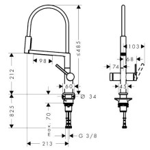 Kitchen faucet Hansgrohe Talis Select M54, chrome Kitchen faucet Hansgrohe Talis Select M54, chrome