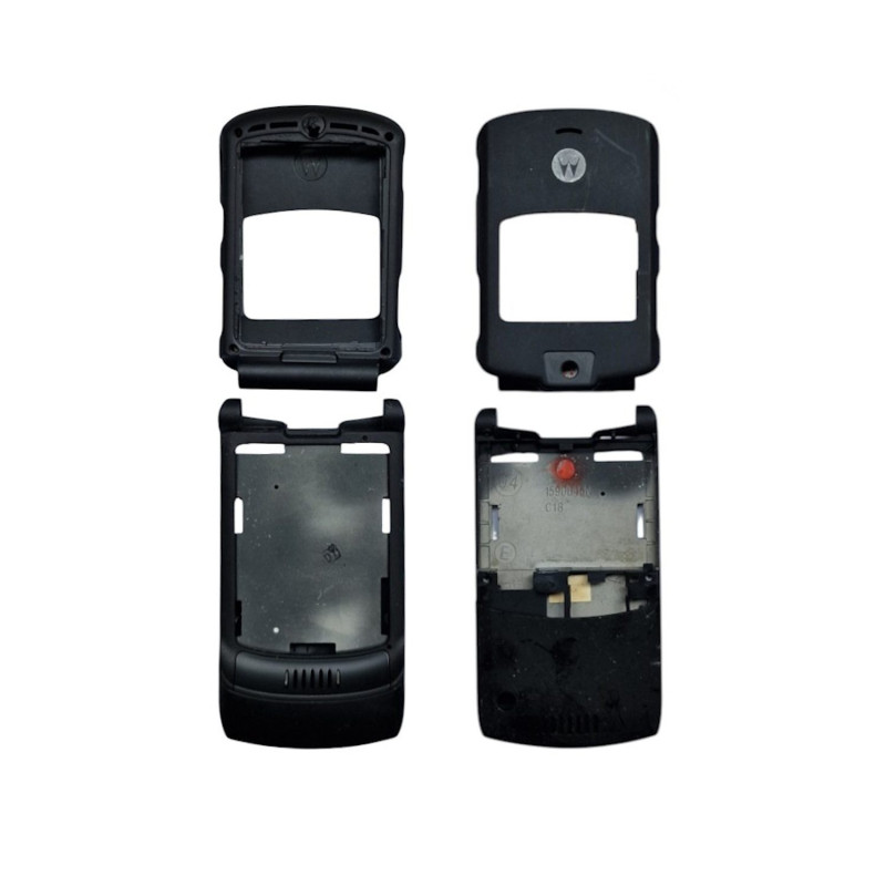 Motorola V3 Original Housing 6 Parts New Black