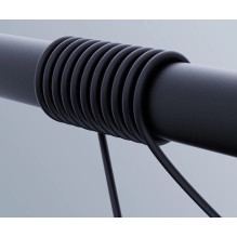 AUKEY CB-SCC101 USB-C Type-C maitinimo šaltinis PD 100W 5A 1m silikoninis juodas AUKEY CB-SCC101 USB-C Type-C maitinimo šaltinis PD 100W 5A 1m silikoninis juodas