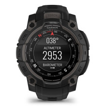 Garmin Instinct 3 AMOLED 3.05 cm (1.2") 45 mm Digital 390 x 390 pixels Touchscreen Black GPS (satellite)