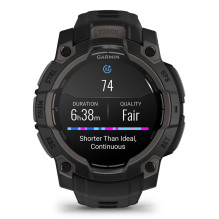 Garmin Instinct 3 AMOLED 3.05 cm (1.2") 45 mm Digital 390 x 390 pixels Touchscreen Black GPS (satellite)