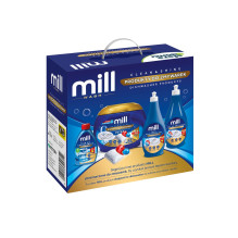 Mill dishwasher detergent set. Mill dishwasher detergent set.