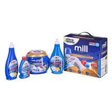 Mill dishwasher detergent set. Mill dishwasher detergent set.