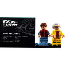LEGO ICONS 10300 LAIKO MAŠINA IŠ ATGAL Į ATEITĮ