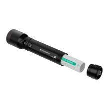 Ledlenser P7R juodas rankinis žibintuvėlis LED