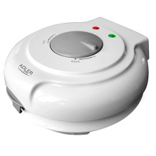 Adler Waffle maker AD 3038 White 1500 W Round Number of waffles 1