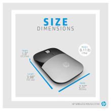 HP Z3700 mėlyna belaidė pelė HP Z3700 mėlyna belaidė pelė