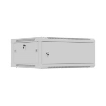 LANBERG WALL-MOUNTED INSTALLATION RACK CABINET 19" 4U 600X600 GREY, METAL DOOR (FLAT PACK) LANBERG WALL-MOUNTED INSTALLATION RACK CABINET 19" 4U 600X600 GREY, METAL DOOR (FLAT PACK)