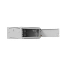 LANBERG WALL-MOUNTED INSTALLATION RACK CABINET 19" 4U 600X600 GREY, METAL DOOR (FLAT PACK) LANBERG WALL-MOUNTED INSTALLATION RACK CABINET 19" 4U 600X600 GREY, METAL DOOR (FLAT PACK)