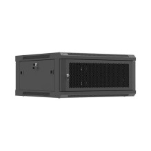 LANBERG WALL-MOUNTED INSTALLATION RACK CABINET 19" 4U 600X600 BLACK, PERFORATED DOOR (FLAT PACK) LANBERG WALL-MOUNTED INSTALLATION RACK CABINET 19" 4U 600X600 BLACK, PERFORATED DOOR (FLAT PACK)