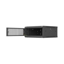 LANBERG WALL-MOUNTED INSTALLATION RACK CABINET 19" 4U 600X600 BLACK, PERFORATED DOOR (FLAT PACK) LANBERG WALL-MOUNTED INSTALLATION RACK CABINET 19" 4U 600X600 BLACK, PERFORATED DOOR (FLAT PACK)