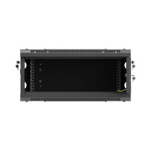 LANBERG WALL-MOUNTED INSTALLATION RACK CABINET 19" 4U 600X600 BLACK, PERFORATED DOOR (FLAT PACK) LANBERG WALL-MOUNTED INSTALLATION RACK CABINET 19" 4U 600X600 BLACK, PERFORATED DOOR (FLAT PACK)