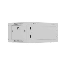 LANBERG WALL-MOUNTED INSTALLATION RACK CABINET 19" 4U 600X450 GREY, METAL DOOR (FLAT PACK) LANBERG WALL-MOUNTED INSTALLATION RACK CABINET 19" 4U 600X450 GREY, METAL DOOR (FLAT PACK)