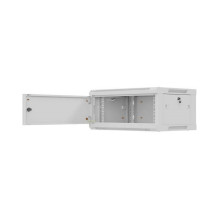 LANBERG WALL-MOUNTED INSTALLATION RACK CABINET 19" 4U 600X450 GREY, METAL DOOR (FLAT PACK) LANBERG WALL-MOUNTED INSTALLATION RACK CABINET 19" 4U 600X450 GREY, METAL DOOR (FLAT PACK)