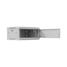 LANBERG WALL-MOUNTED INSTALLATION RACK CABINET 19" 4U 600X450 GREY, METAL DOOR (FLAT PACK) LANBERG WALL-MOUNTED INSTALLATION RACK CABINET 19" 4U 600X450 GREY, METAL DOOR (FLAT PACK)