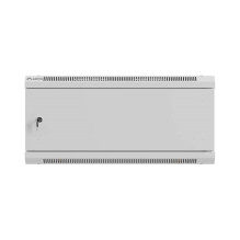 LANBERG WALL-MOUNTED INSTALLATION RACK CABINET 19" 4U 600X450 GREY, METAL DOOR (FLAT PACK) LANBERG WALL-MOUNTED INSTALLATION RACK CABINET 19" 4U 600X450 GREY, METAL DOOR (FLAT PACK)