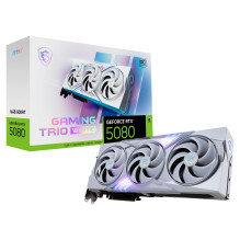MSI GAMING GEFORCE RTX 5080 16G TRIO OC WHITE graphics card MSI GAMING GEFORCE RTX 5080 16G TRIO OC WHITE graphics card