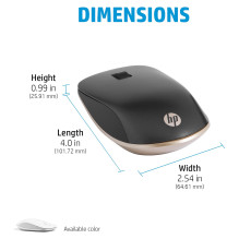 HP 410 plona sidabrinė „Bluetooth“ pelė